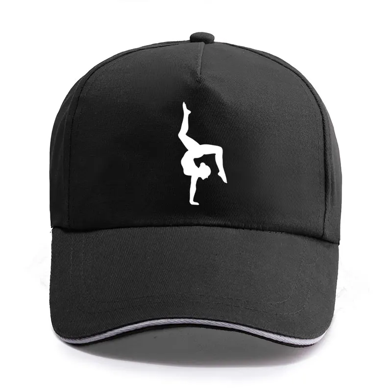 

New Harajuku Artistic Gymnastics Funny Print Baseball Cap Unisex Women Men Casual Cotton Hat Snapback Hats Trucker Caps Sun-Hats