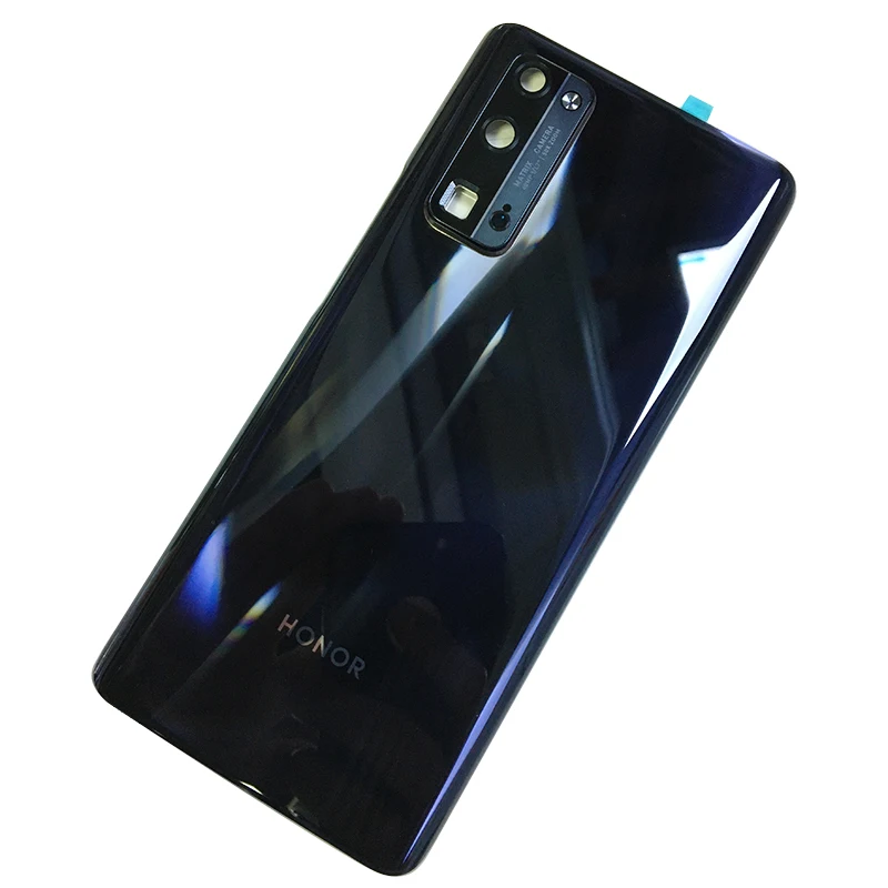 

Новый стеклянный задний корпус ZUCZUG для Huawei Honor 30 Pro, чехол с аккумулятором, задняя крышка с объективом камеры + клей