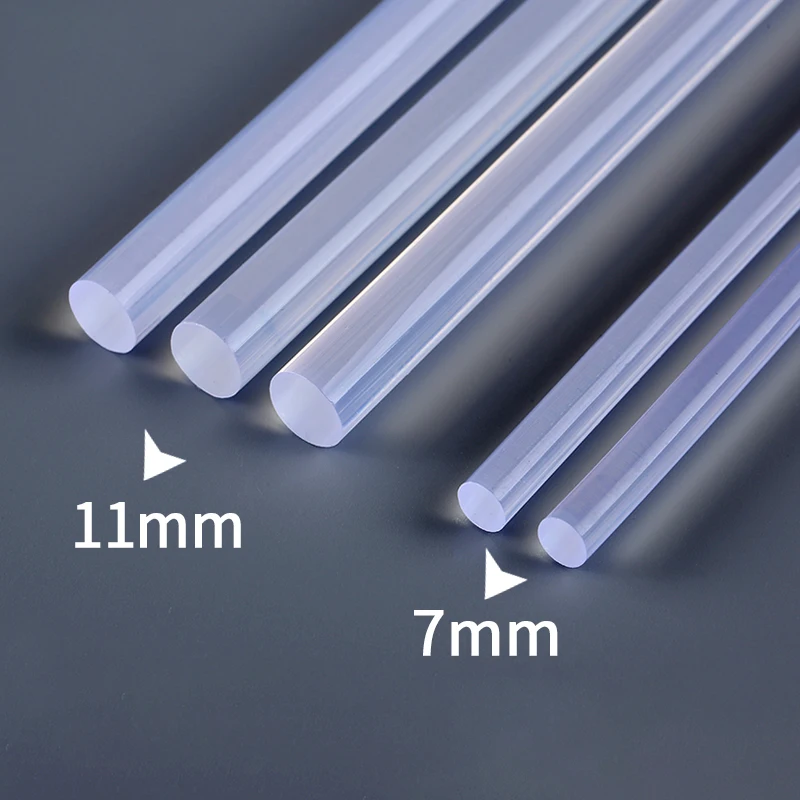 LIANXI 10PCS Hot Melt Colla Spiedi 7 millimetri/11 millimetri Diamter 190 millimetri di Lunghezza per Colla Pistola Elettrica artigianato Album Riparazione Strumenti klej na goraco