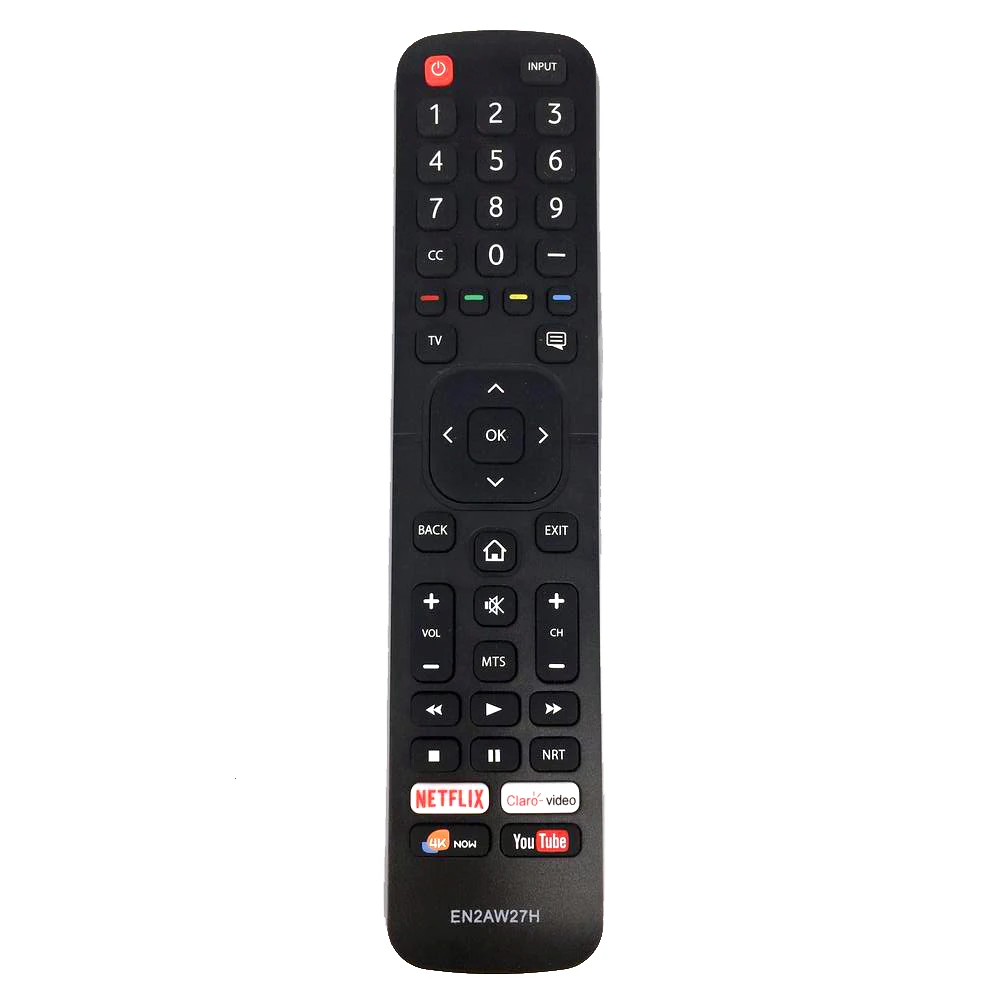 

New Replacement EN2AW27H For Hisense Smart TV Remote Control With NETFLIX Claro-video 4K NOW YouTube Apps