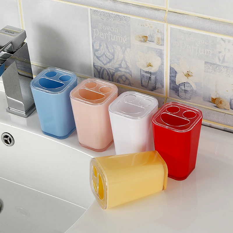 Bathroom Accessories 4Pcs/Set Bathroom Gadgets Soap Dispenser Cup Soap Dish Toothbrush Holder