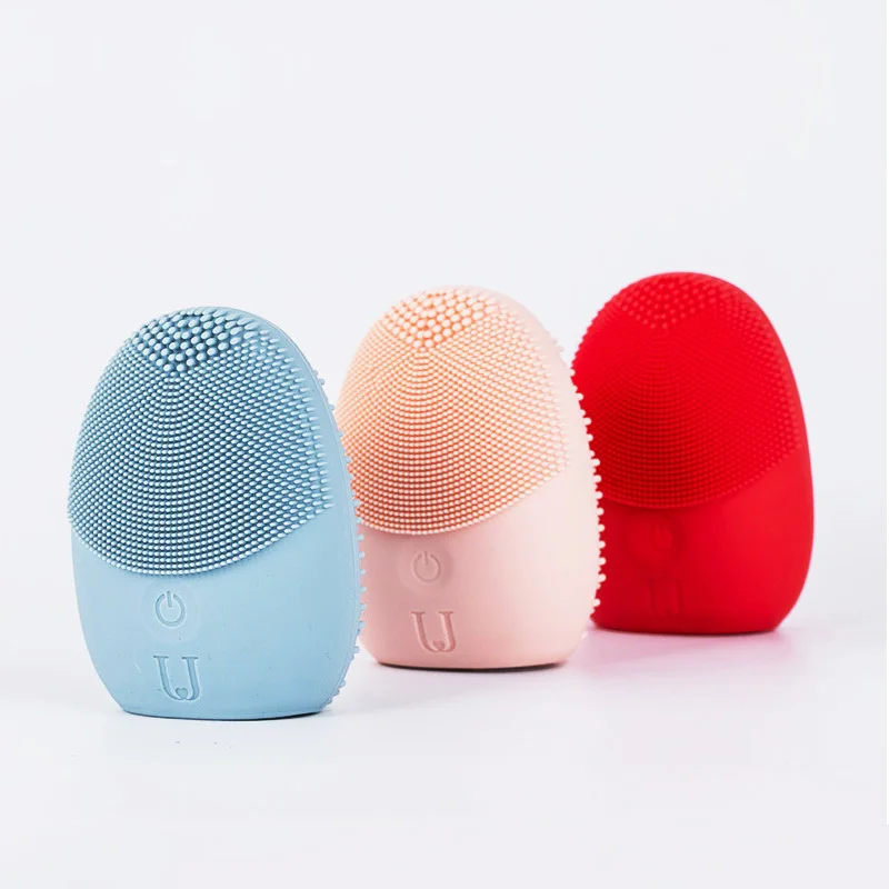 Spazzola elettrica per la pulizia del viso ricaricabile impermeabile Spin Sonic Exfoliator Face Scrubber Cleanser macchina per la cura della pelle Dropshipp