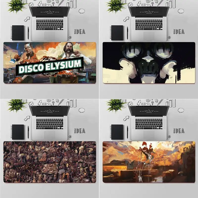 Hot Game Disco-G-Elysium Mat Mouse Pad table Rug PC Laptop Computer IPAD Notebook Rubber Wholesale Mat