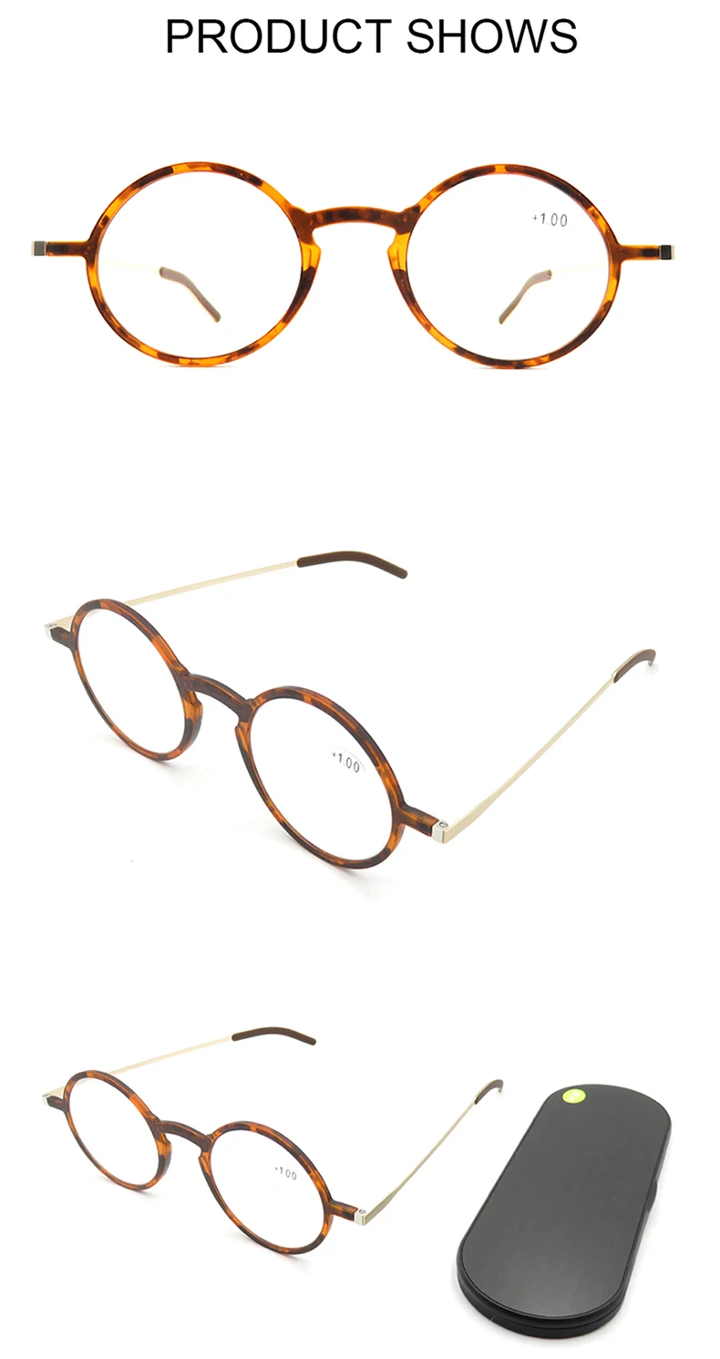 Sighttoo Ultradünne tragbare TR90 Presbyopie-Brille mit Magnetetui für Herren und Damen, Weltraum-Aluminium, Anti-Blau-Lesebrille – Detail 7