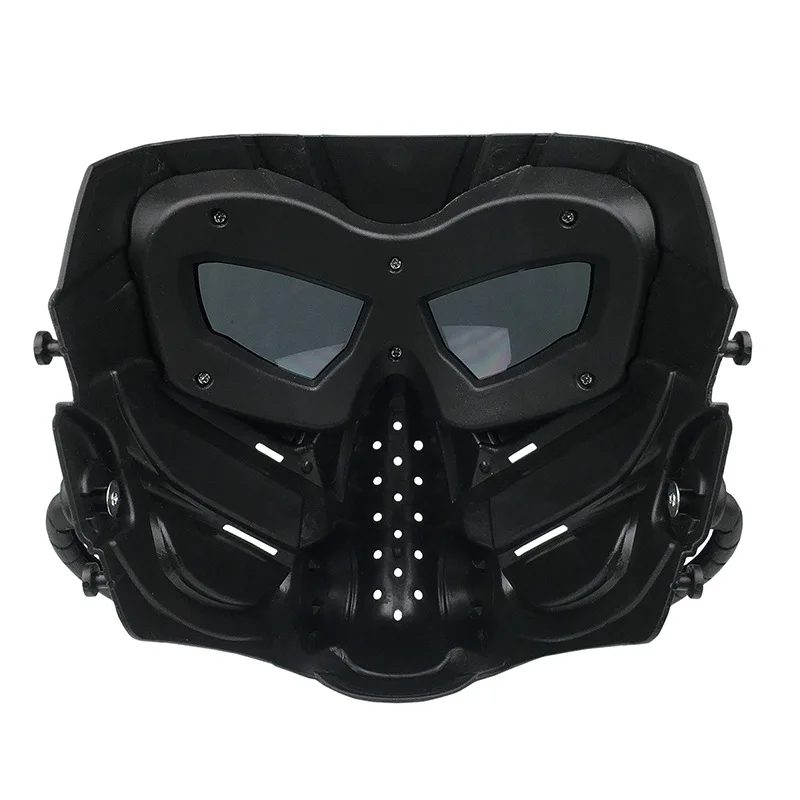 Game Mask For Airsoft Costume Halloween CS Cosplay Full Face Protective Mask Tactical Breathable Skull Adjustable Strap