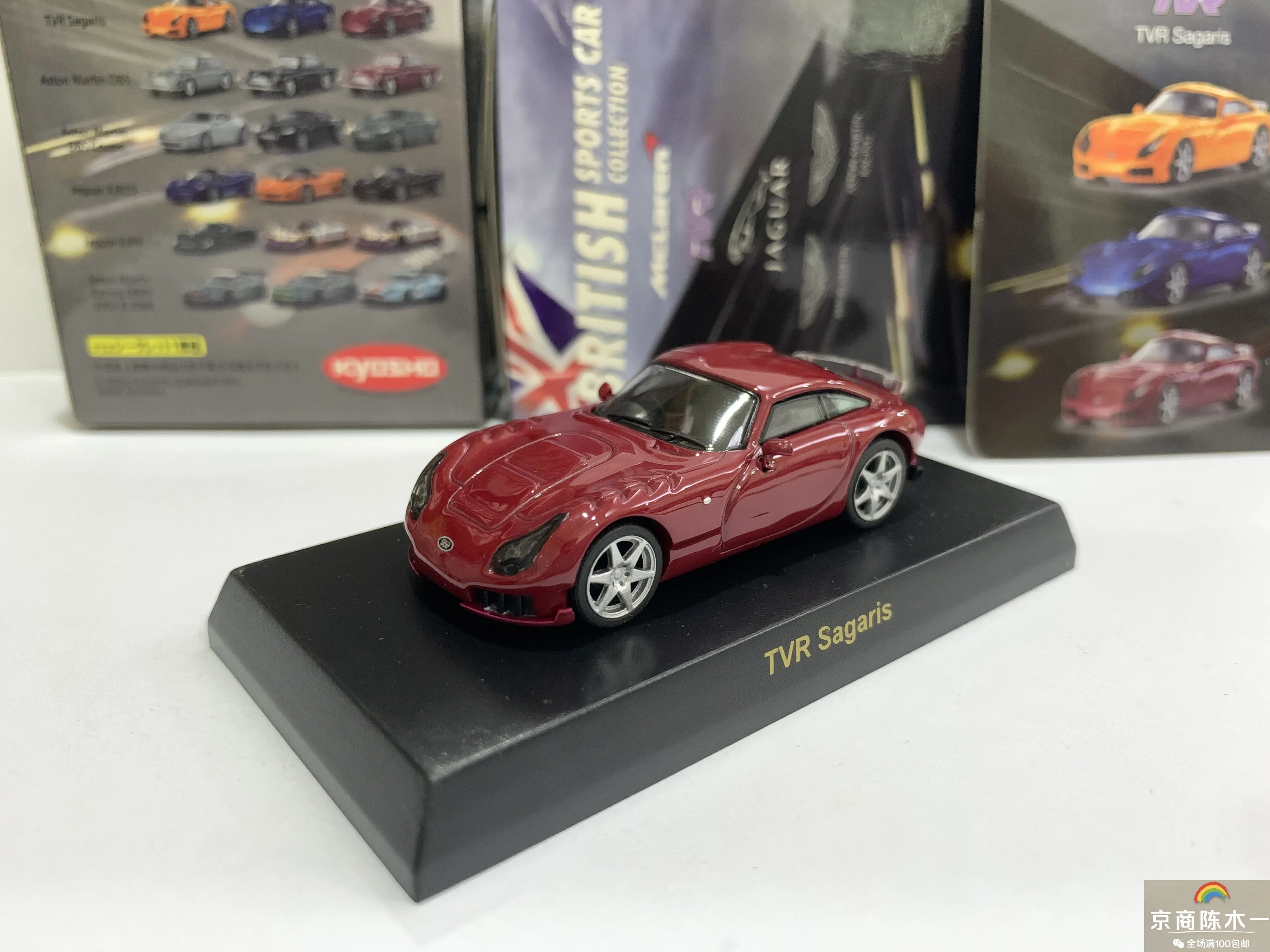 1/64 KYOSHO TVR Sagaris LM F1 RACING Collection of die-cast alloy car decoration model toys