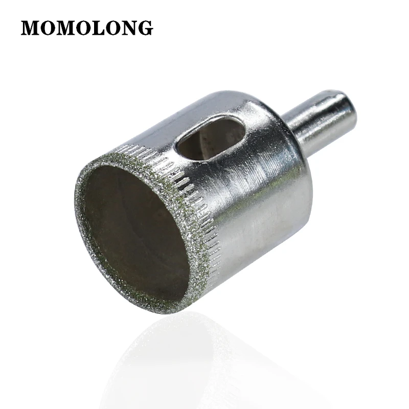 Spedizione gratuita 3-60mm punta diamantata rivestita in diamante per piastrelle in marmo vetro ceramica diamante nucleo punta foro sega trapano