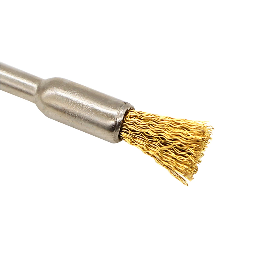 5 pçs escova de bronze fio cobre escova pcb ferramenta de teste para circuitos eletrônicos placa-mãe curto rápida ferramenta decting