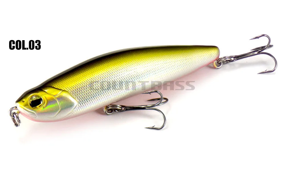 Countbass Floating Hardbaits 100 mm 3-15/16 Zoll 19 g 43/64 oz., Topwater Angelköder Bleistift Leurre Surface Popper Wobbler – Detail 8