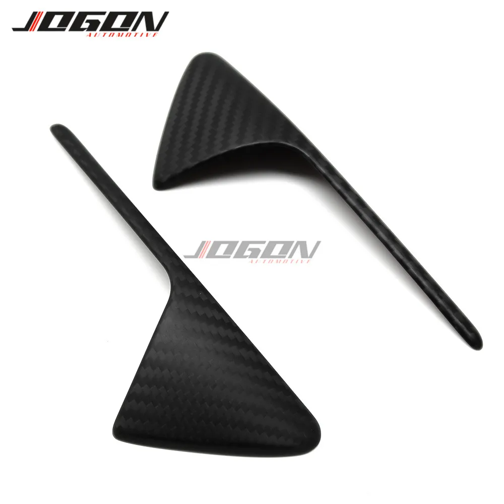 Real Carbon Car Side Fender Vent Camera Decoration Trim For Tesla Model X Model S Model 3 2013-2019