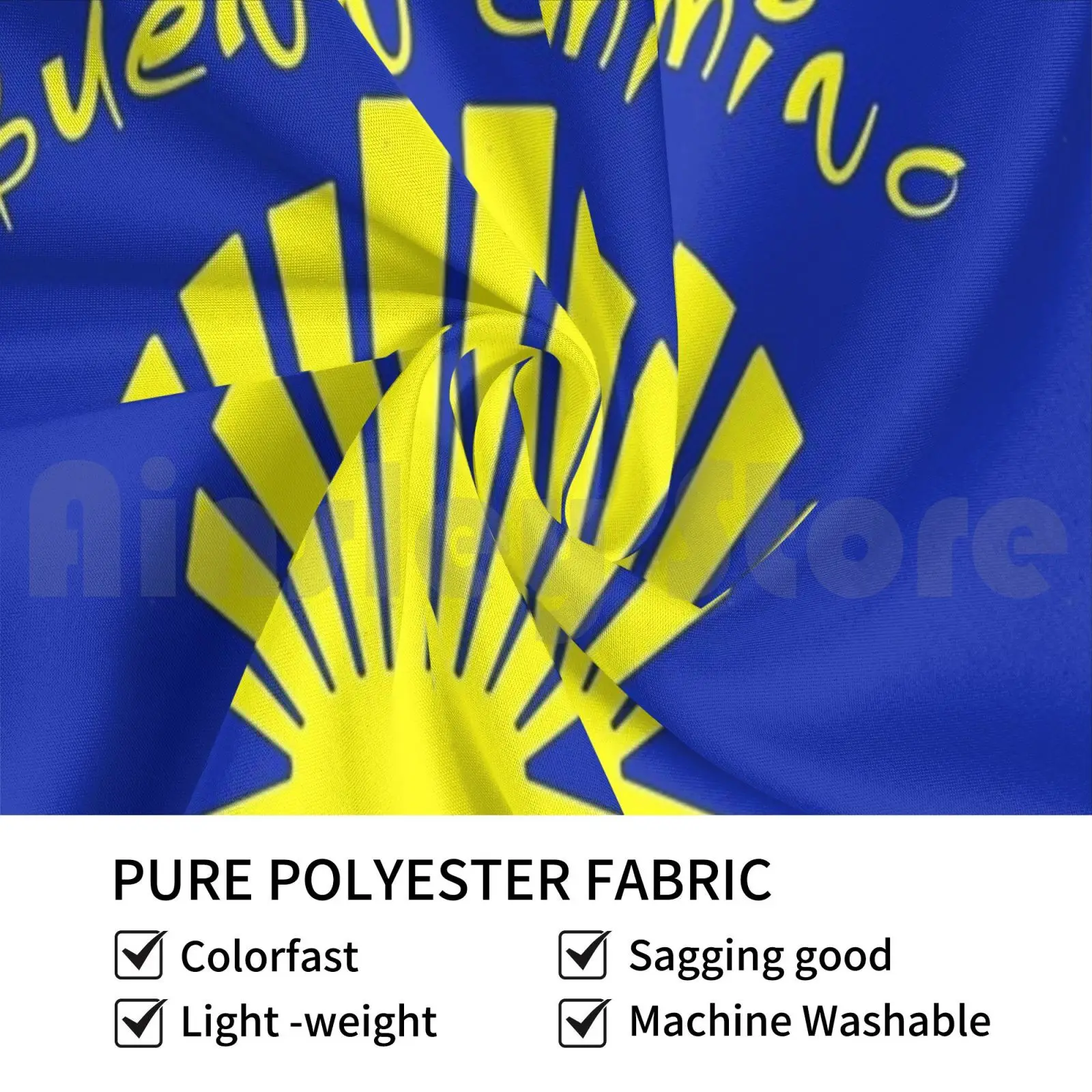 Buen Camino De Santiago. Compostela Peregrino Customized Tapestry Camino De Santiago Camino Spain