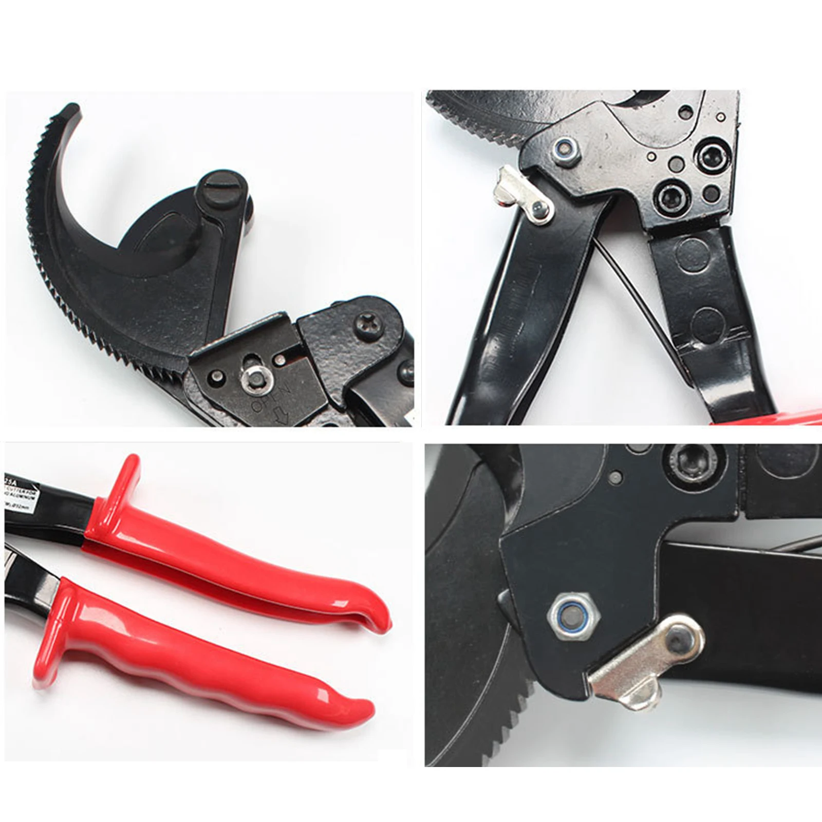 HS-520A 400mm ratratcheting cortador de cabo eletricista friso alicate scissor usado para cortar grandes fios alemanha design cortador de fio