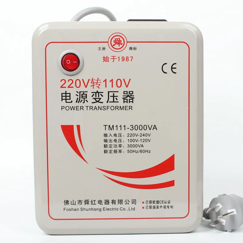Transformer 220 V to 110 V Japanese American power supply voltage converter 500W