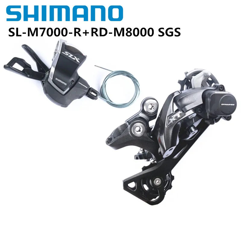 SHIMANO-palanca de cambios DEORE M5100 XT M8000 SLX M7000 11S, desviador trasero, Mini grupo, desviador de transmisión para bicicleta de montaña