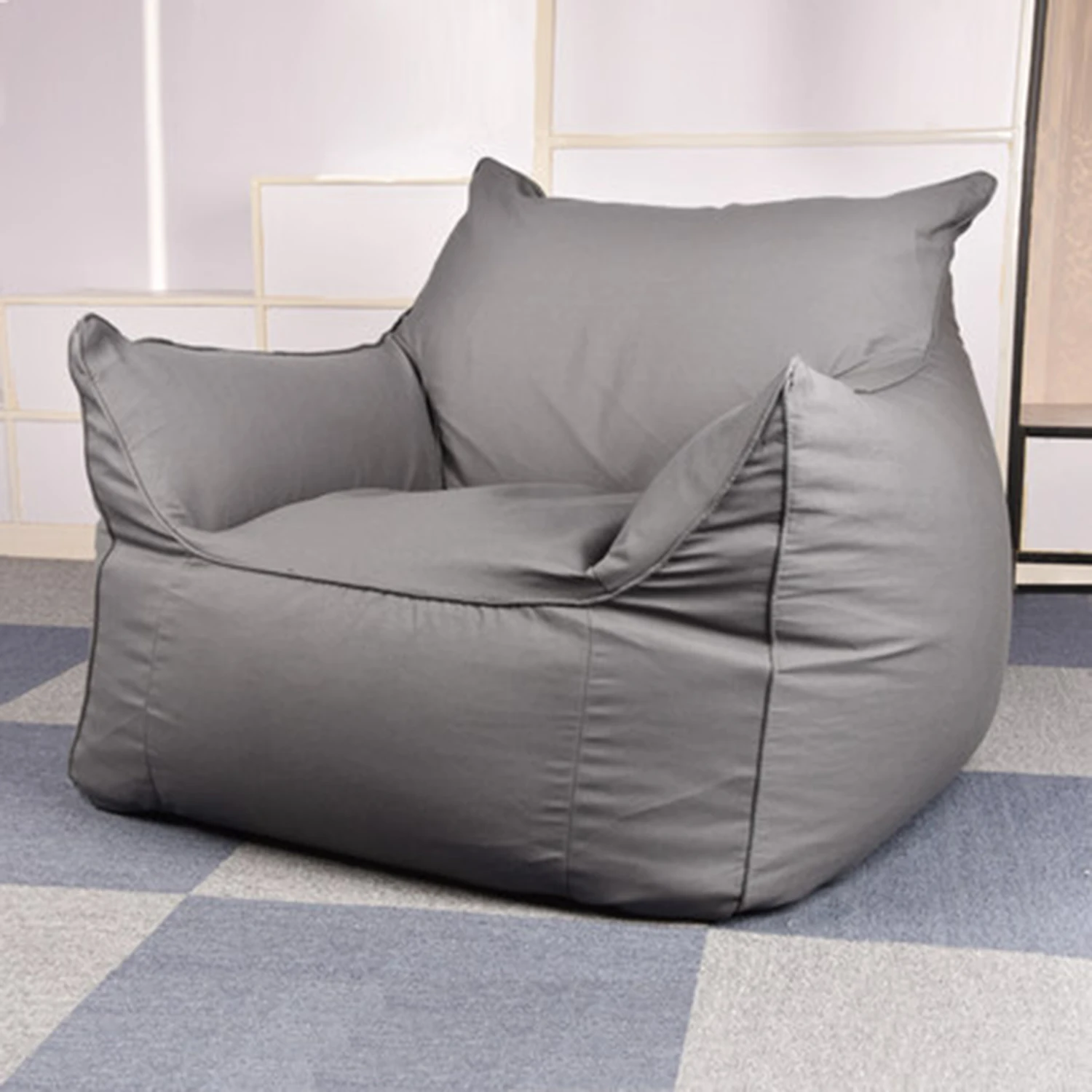 Bean Bag Lounger Sofa Chairs seat living room furniture Without Filling lazy seat zac Beanbags Levmoon Beanbag Chair Shell