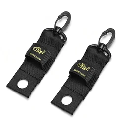 Suporte de garrafa flutuante de nylon, design elástico e elástico, essencial para a pesca com mosca seca, SF, 2pcs