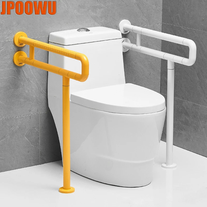 WC Elders Toilet Handrail Bathroom Disabled Handle Grib Rail Wall Mount Safty Support Elderly Tub Anti Slip Assist Bar Grab Rail