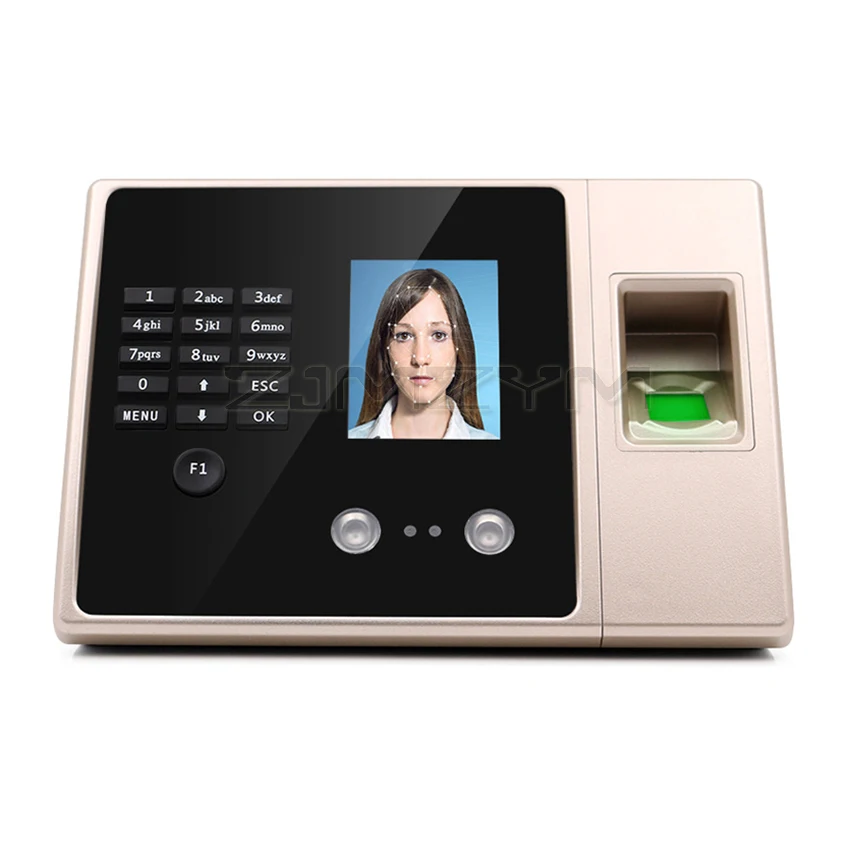 FA02 Face Recognition-Fingerprint Time Attendance Machine Facial Recognition Smart Face/Fingerprint/Password Attendance Machine