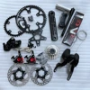 Itwoo-ロードバイク用油圧ディスクブレーキキット,自転車アクセサリーセット,チェーン付き,2x10スピード,20s,4700,r3000 2