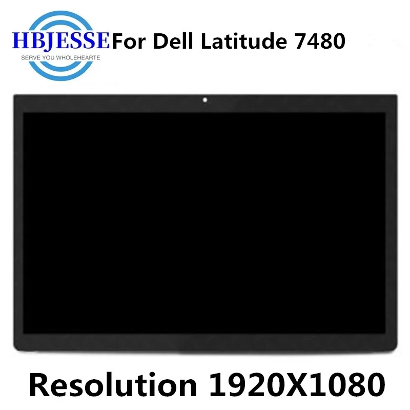 

Original 14" FHD 1920X1080 LCD For Dell Latitude 7480 P73G001 Assembly Touch Screen Digitizer