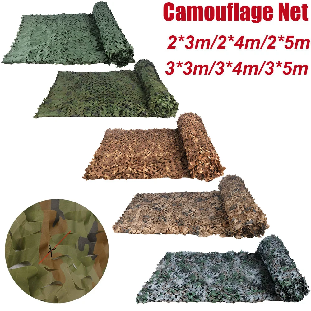 

Multifunction Camouflage Net For Outdoor Hunting Militar Training Theme Parks Photography Bird Watching Sunshading Camping