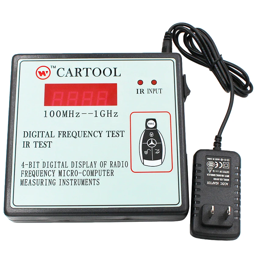 Digital Remote counter Wireless Frequency tester for Car Auto Key Detector counter IR test