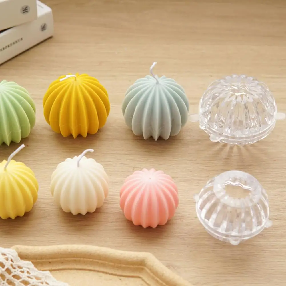 DIY Art Candle Mold Ball Cactus Shape Silicone Mold Aromatherapy Plaster Mould Soap Mold 3D Candle Mould For Home Decoration