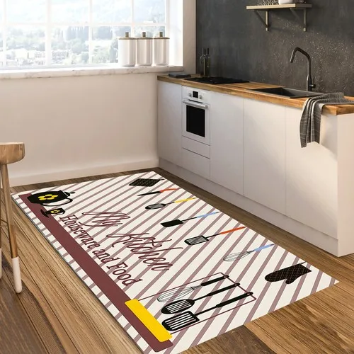 Kozzy Home Washable Non-Slip Base Kitchen Rug 6413