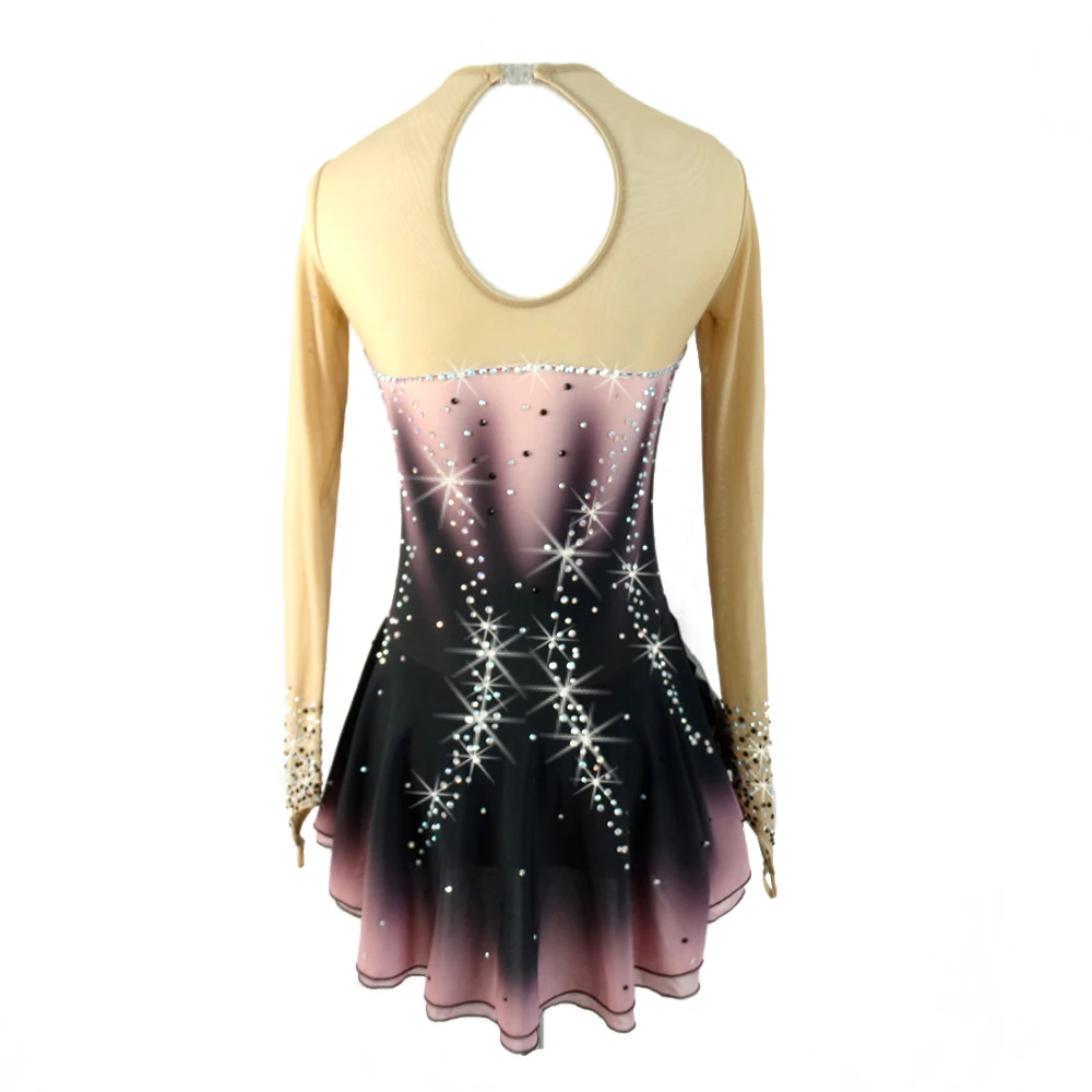 2020 new design Girls dance wear Skating dance costumes Ice Skate Dresses training costumes