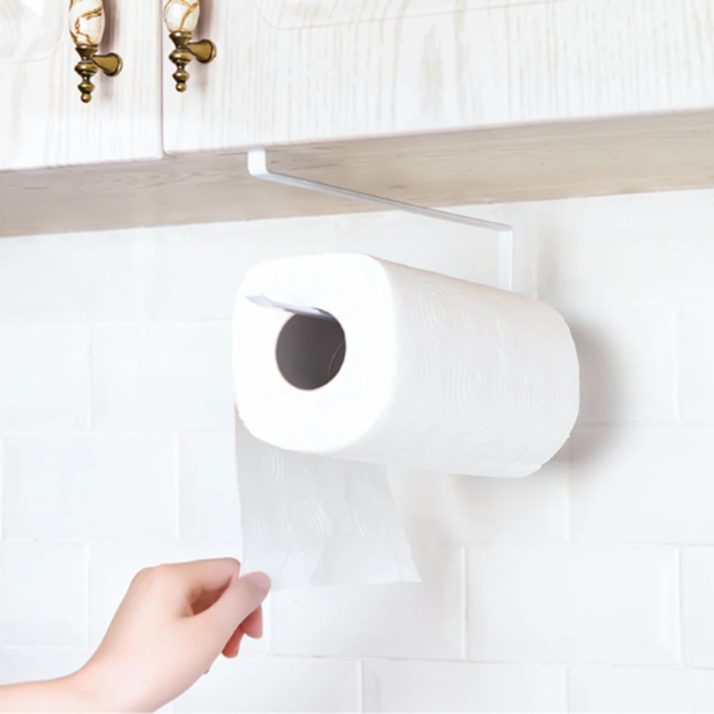 Multifunktions Eisen Handtuch Rack Lagerung Halter Hängen Rolle Papier Organizer Tissue Handtuch Bar Küche Tools1