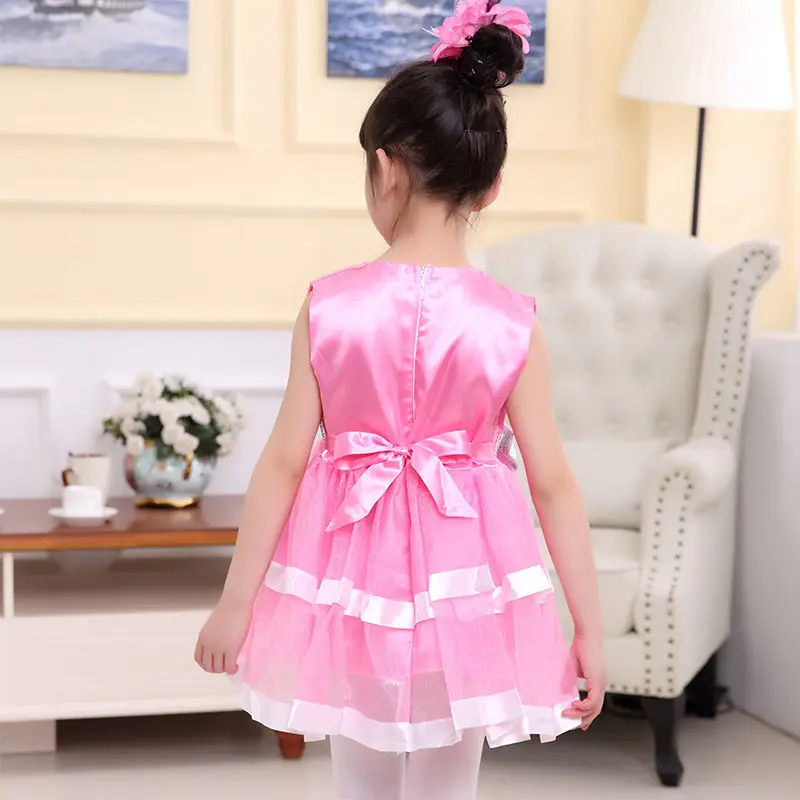 3-10years old children's princess dress girl stripe dress girl baby birthday party Christmas evening dress girl princess dress