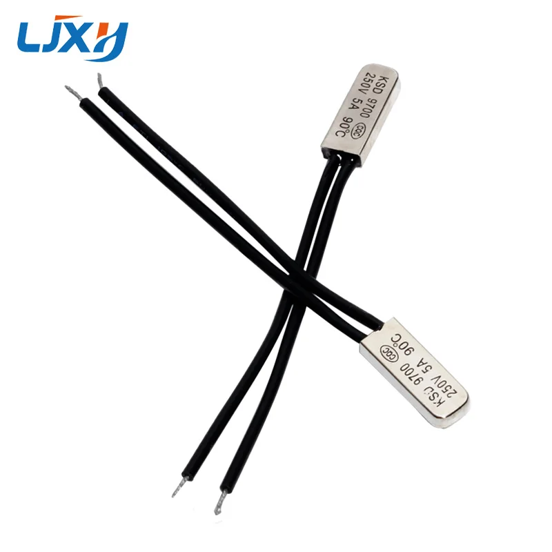 LJXH KSD9700 Normally Closed (NC)/Normally Open (NO) Temperature Controlled Switch Thermostat Plastic Shell/Metal Shell 65C-85C