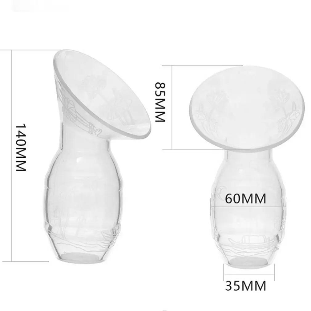 Mom Breast Feeding One-handed Manual Breast Pump Baby Suction Milk Feeding Saver Bottle Silicone Artifact Nipple Bottle Sucking