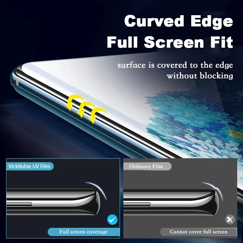 9999D Full Cover UV Tempered Glass For Xiaomi Mi 13 12 11 10 12X 12S Ultra Pro Note10 Lite Screen Protector 12T 11T 13 Pro Mix4