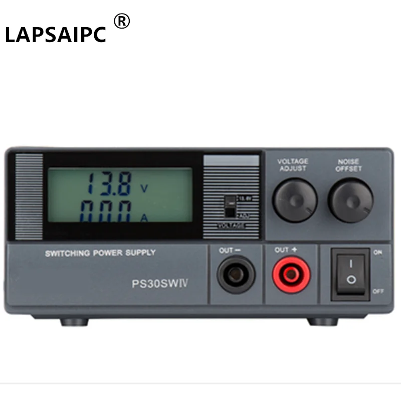 

Lapsaipc PS-30SWIV DC 220V converter 13.8v 30A Switch Source QJE PS30SW IV for Car radio TH-9800 KT-8900 kT-7900D