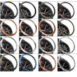 Moldura anel estilo para samsung gear s3 frontier galaxy watch 46mm/42mm/gear s2 clássico pulseira inteligente anel caso capa de proteção