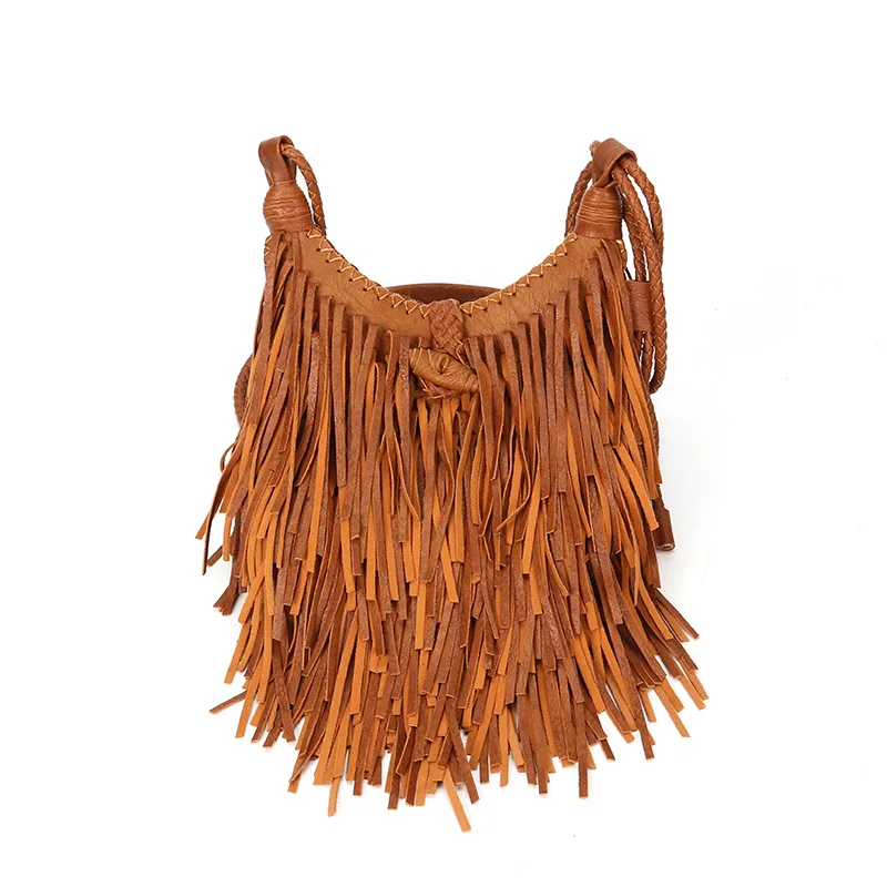 Women PU Leather Bag Female Fashion Shoulder Bags Famous Brand Crossbody Bags Fringe Tassel Women Messenger Bags herald fashion