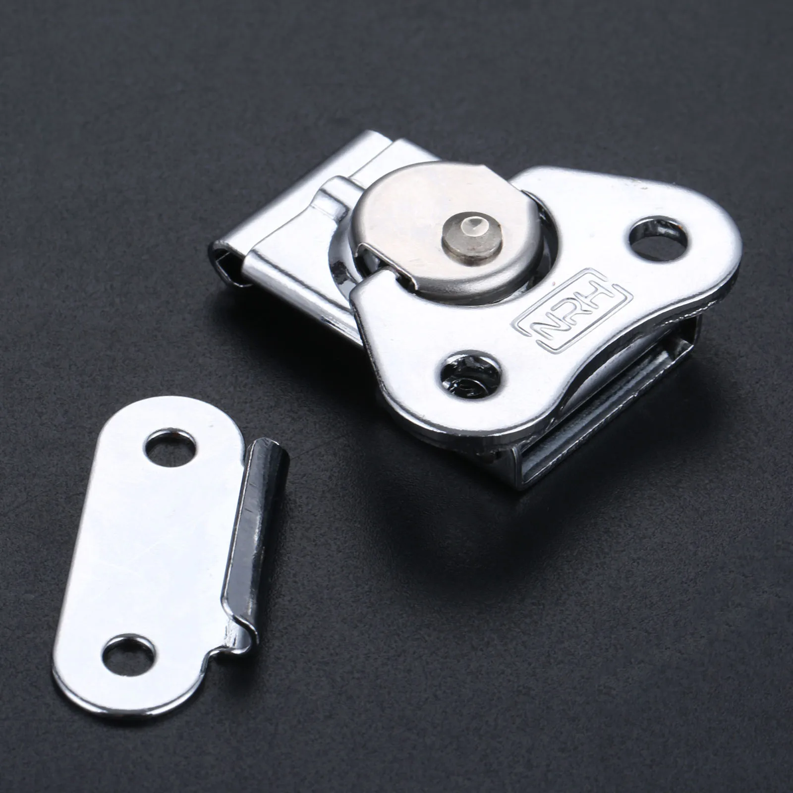 1pc/2pcs Stainless Steel Butterfly Toggle Latch Catch Clamp Wooden Box Toolbox Buckle Rotary Lock Flight Case Part 52*38mm