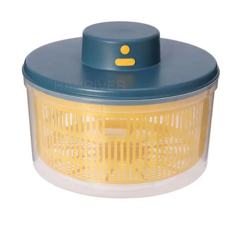 3L الكهربائية الخضروات مجفف مبشرة سلطة دوارة ديهيدراتور متعددة الوظائف الفواكه غسل استنزاف سلة USB شحن المطبخ تجفيف