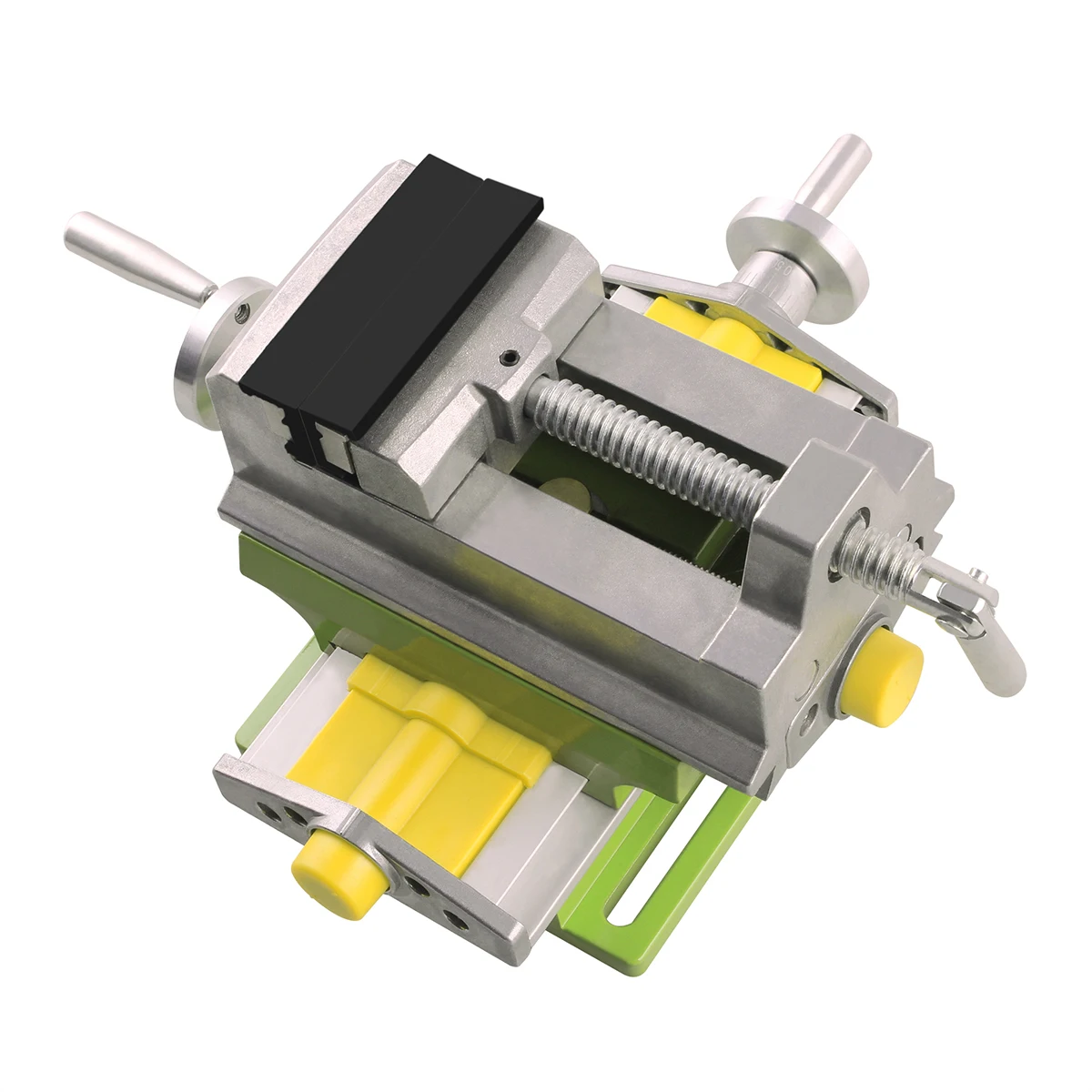 3 Inch Cross Slide Vise Vice Table Compound Table Worktable Bench Alunimun Alloy Body For Milling Drilling BG-6368