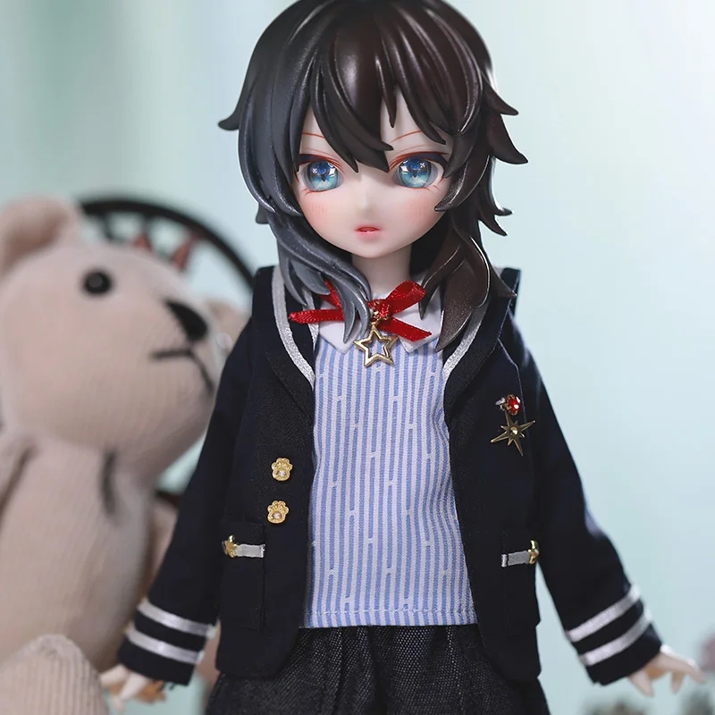 ตุ๊กตาBJD Shuga Fairyศัตรู 1/6 เรซิ่นวิกผมสําหรับเด็กSurpriseของขวัญสําหรับตุ๊กตาสาวอะนิเมะของเล่นเรซิ่นวิกผมสัตว์รุ่น