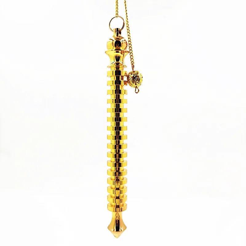 10.3cm Pendulum for Dowsing Copper pendants Reiki  pendule divination energy therap Pendulo Radiestesia  Healing Pendule