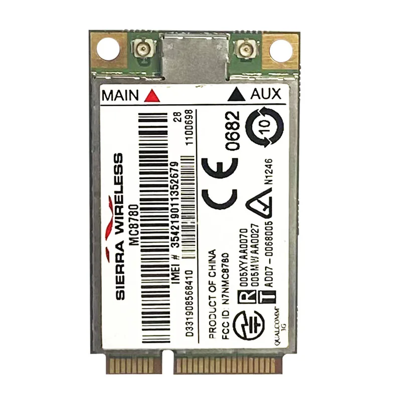 Sierra Wireless Mc8781 mc8780 Umts Hsdpa Module 14.4mb/s Mini Pci Express Pci-e Pcie Card 3g Modem (with Gps, Without Sim Lock)