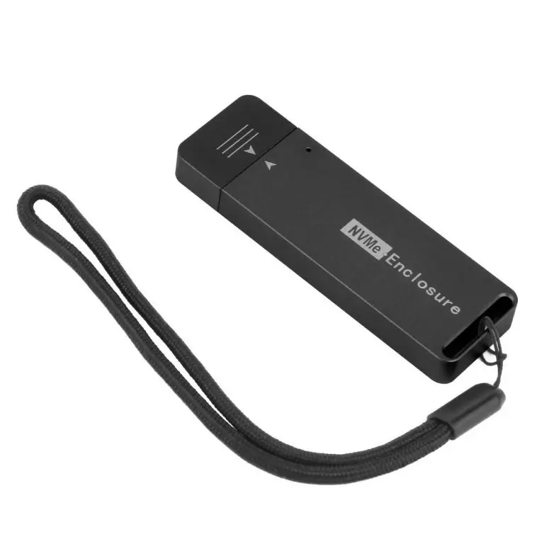 XT-XINTE M.2 PCIe SSD Enclosure to USB3.1 Type-A Gen 2 M.2 SSD Case 1000MB/s PCIe Hard Disk External for M.2 NVMe 2242 2230 SSD