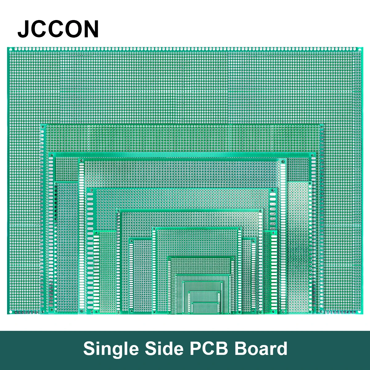 1PCB Board singolo lato prototipo circuito stampato universale fai-da-te 2x8 3x7 4x6 5x7 6x8 7x9 8x12 9x15cm piastra di saldatura per Protoboard