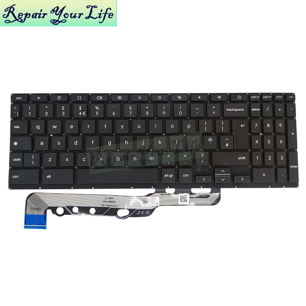 US UK English Keyboard For ASUS Chromebook CX1 CX1400 Flip 15.6