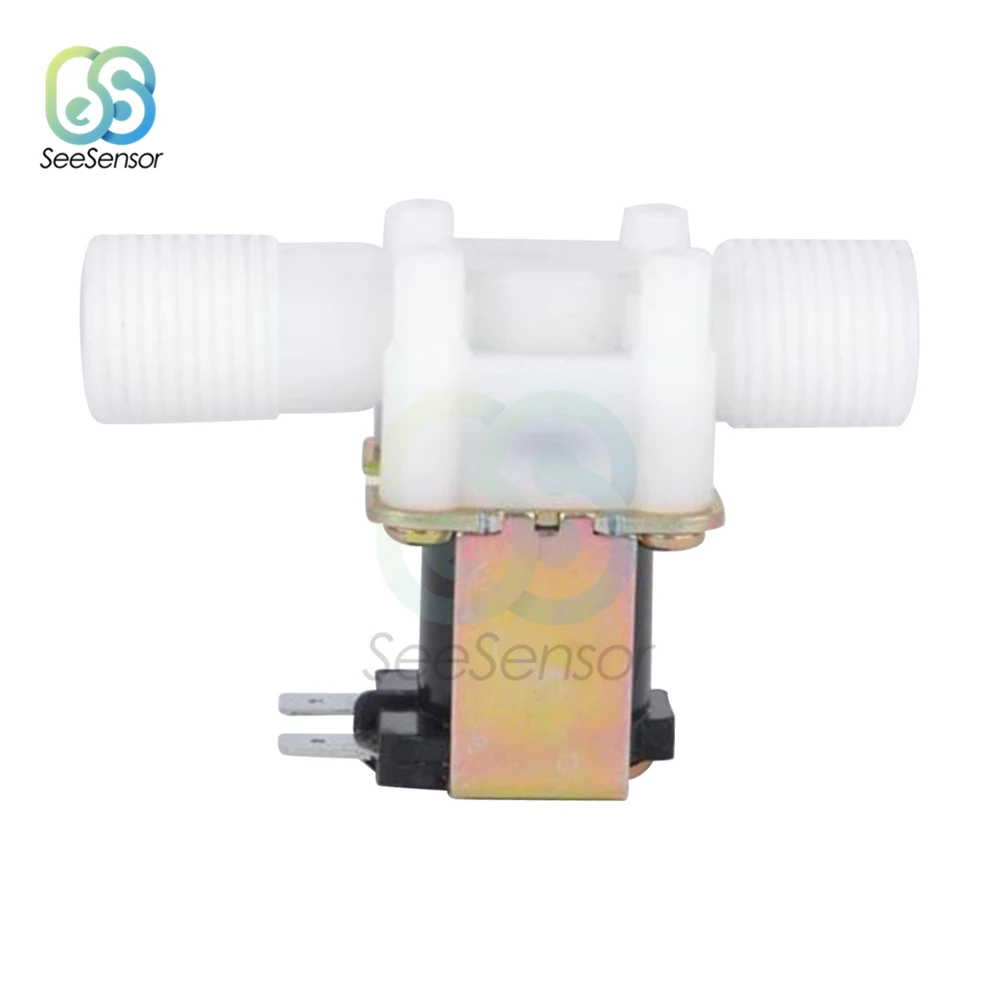 Válvula Solenoide de plástico, dispensador magnético de lavadora, interruptor de controlador de presión neumático de agua potable, 220V, 110V, 24V,