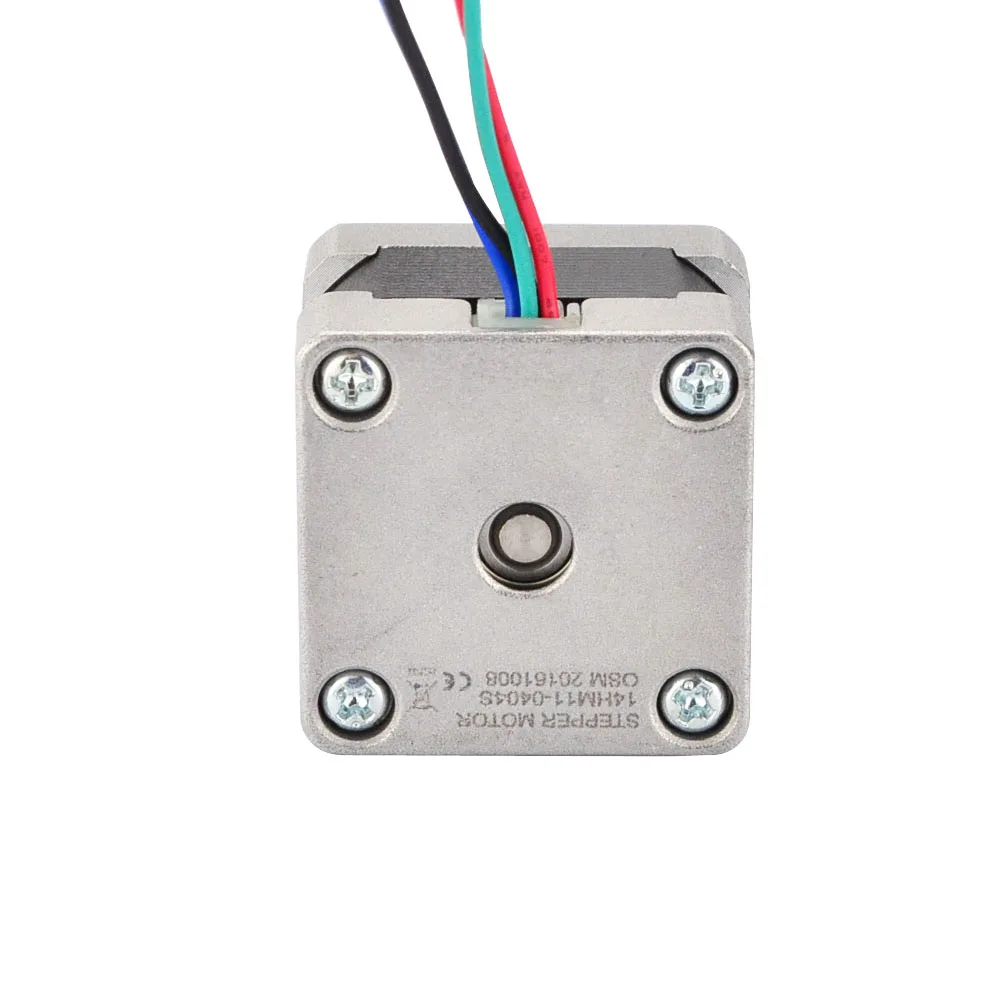 0.9deg Nema 14 Stepper Motor 11Ncm 0.4A 35x35x28mm Stepping Motor 4-lead for DIY CNC 3D Printer Motor