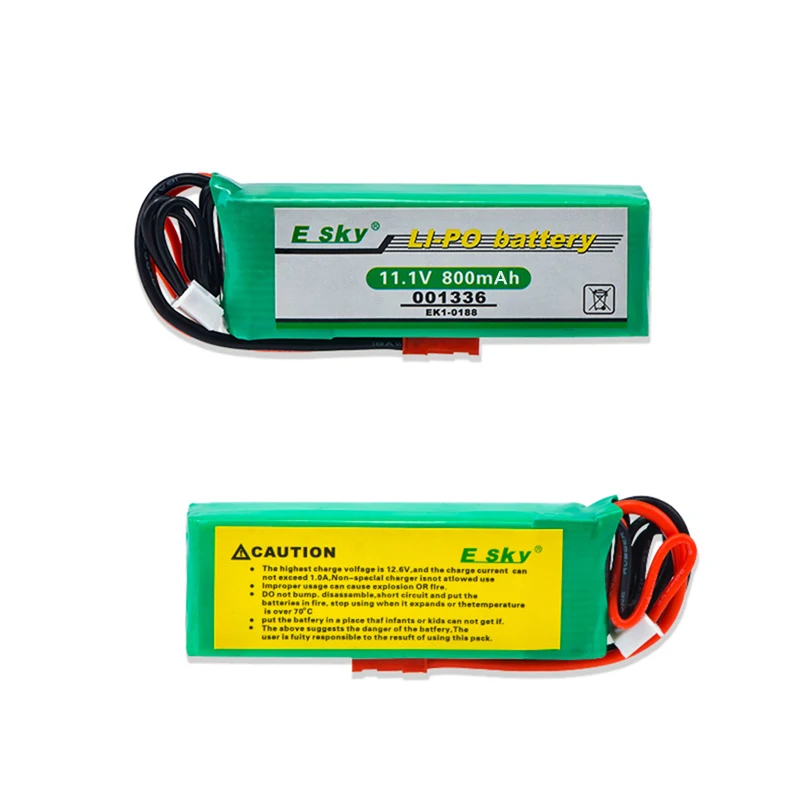 1-5PCS 11.1V 800mAh Li-Po Battery for Esky EK1-0188 001336 Big LAMA E020/E515A Helicopter for Model airplane