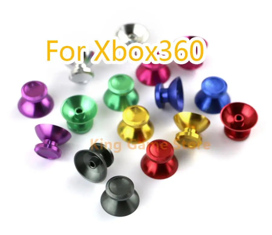 

20pairs for Microsoft Xbox 360 Aluminum Metal Analog Joystick Thumb Stick Grip Cap For Xbox360 Gamepad Controller